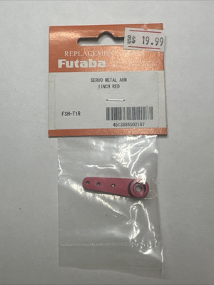   FUTABA - Red Aluminum Servo Arm Horn - 1 Inch - FUTM2122 - New - Sealed