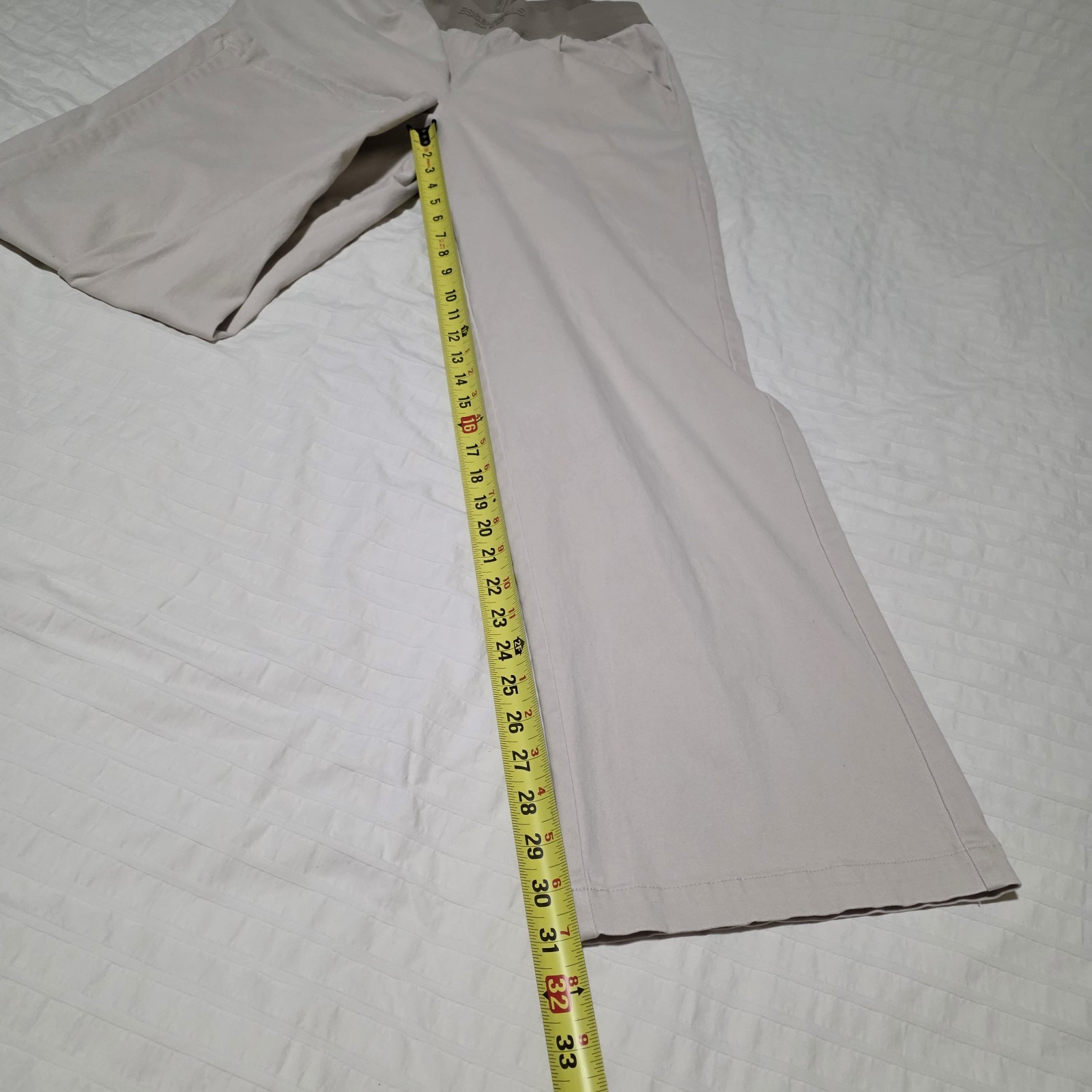 Essentials Fear of God Khaki Pants Men Large 34x31 Beige Bagggy Fit EUC thumbnail 4