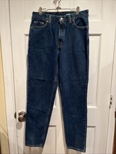 Vintage 90  s Levi's 512 Slim Fit Tapered Leg Mom Blue Jeans 14 Regular 34x32