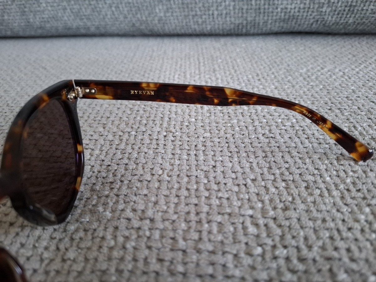 EYEVAN 7285 Acetate Sunglasses Model Webb Tortoise Brown Lenses 49