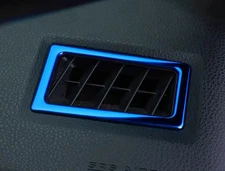For Toyota Corolla 2014-2019 Blue Titanium Dashboard Side Vent Overlay Cover new