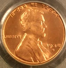 1938-S Lincoln Cent. PCGS MS66 RED. Starts at .99. NO RESERVE
