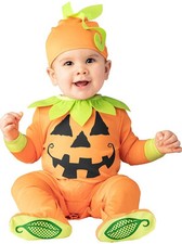 Jack-O-Lantern Infant CostumeSize 6 To 12 Months
