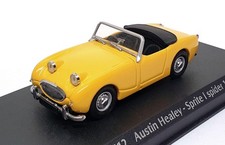 Detail Cars 1/43 Scale ART412 - 1968 Austin Healey Sprite I Spider - Yellow