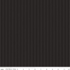 Riley Blake Designs 1/8" Tonal Stripe Black C500-BLACK