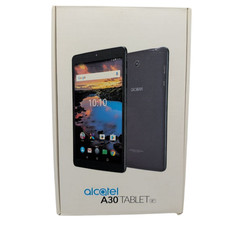 Alcatel A30 9024W Android Tablet 16GB WiFi 8" IPS Quad Core 4G LTE 5MP Camera