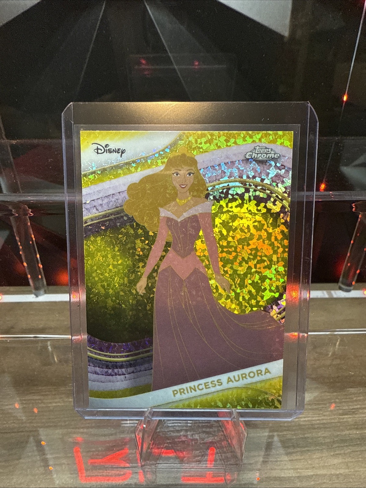 Princess Aurora 2025 Topps Chrome 120 Disney Gold
