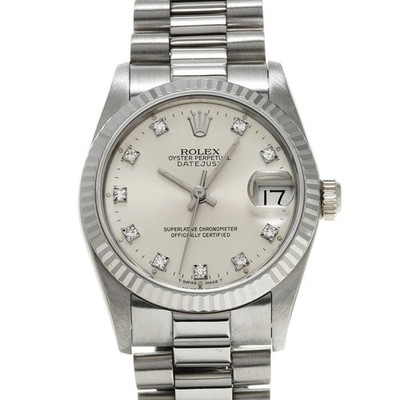 ROLEX Datejust 68279G Silver Case Size 31×31mm Unisex Used Watch #21125