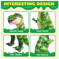Giant T.rex Inflatable Toy for Dinosaur Themed Parties