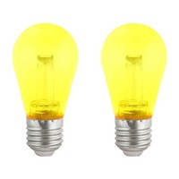 Vito Lighting E27 Led-Lampe Globe 2,5W 150Lm 1000K Extra Warmweiß 2 StüCk