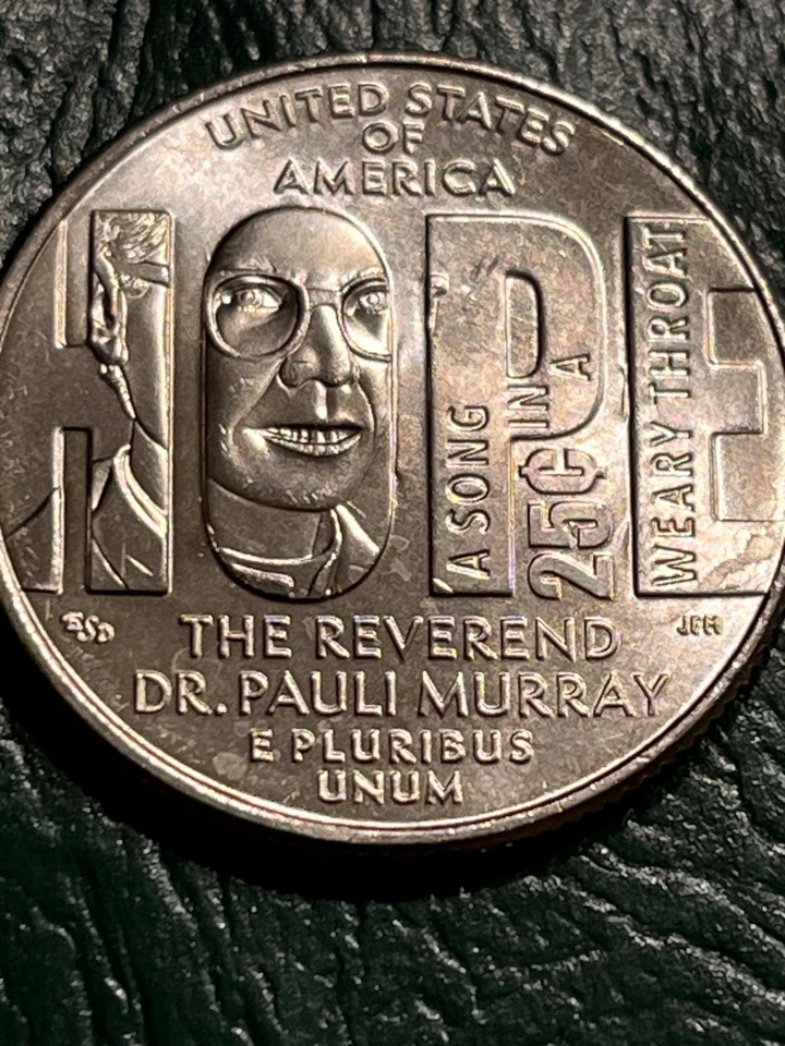 New 2024-P HOPE QUARTER Error Bold Strike Through, both Obverse and Reverse. BU - Image 3 of 4