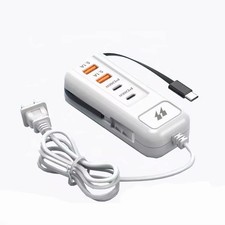 1PC USB Charger PD Type C Fast Charge Multiport USB Hub Adapter US Plug