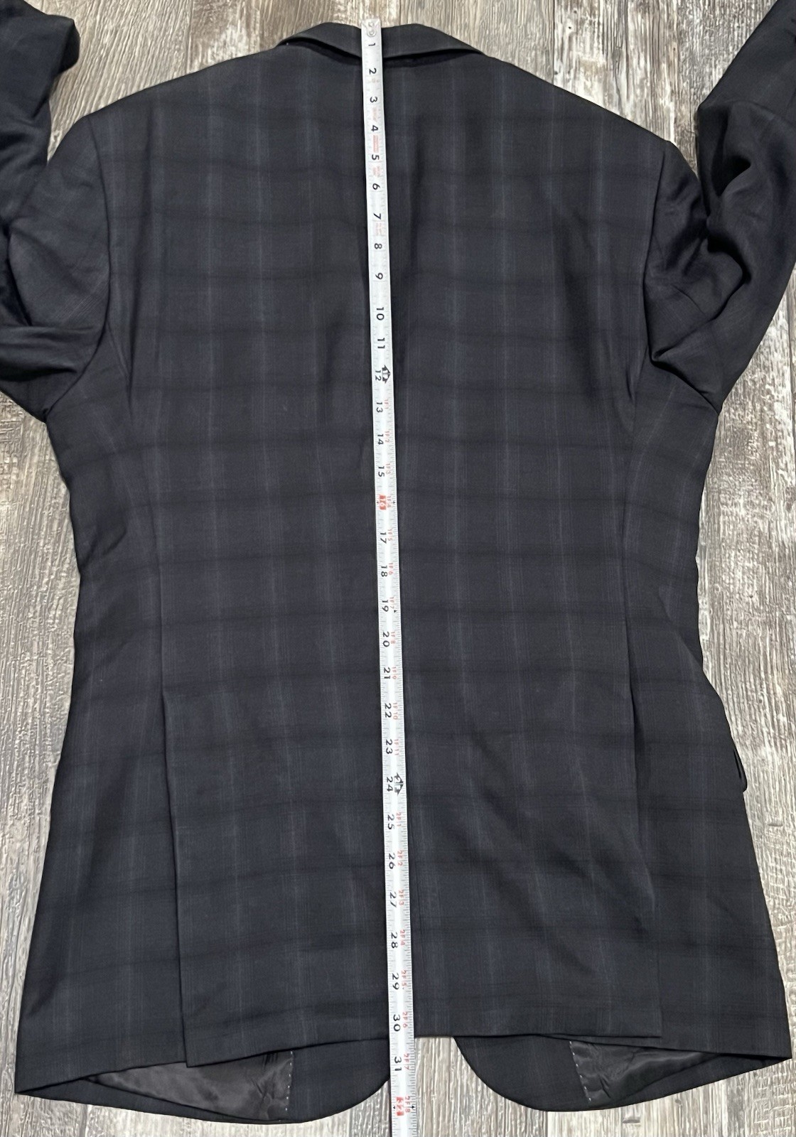 Marc Ecko Jacket Black Gray Polyester Rayon Blend… - image 12