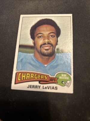 1975 Topps Football Card #181 Jerry LeVias San Diego Chargers Nm Free Shipping!