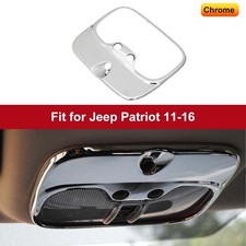 Front Reading Light Switch Cover For Jeep Patriot Compass 2011-2016 Chrome Abs