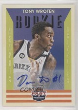 2012-13 Panini Past & Present Rookie Signatures Tony Wroten #170 Auto 0c2