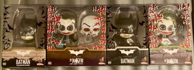 Hot Toys Cosbaby Dark Knight Batman and Joker x4 - Image 1 of 4