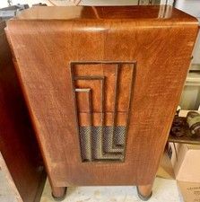 Rara radio Stromberg Carlson 1935 modello 55 Te-Lek-Tor-Et con telecomando