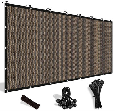 Malla sombra 90% 8x12 con ojales pérgola patio jardín exterior resistente, Nuevo