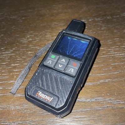 BROKEN SCREEN SOLD AS IS (1) Rapid Radios G1CEFC Push-to-Talk 4G Walkie-Talkies