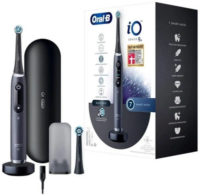 ORAL-B Oral B iO Serie 9N Black Onyx Bluetooth Anschluss + 2 iO Aufsteckbürsten