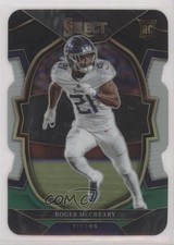 2022 Panini Select Concourse Black & Green Prizm Die-Cut Roger McCreary #40 07i7