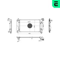 ERA MotorküHler WasserküHlerfüR Toyota Corolla 1.6 Vvt-I 1.8 Vvtl-I TS 1.4