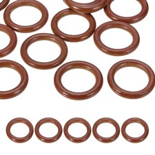 10 Pack 50mm Natural Wooden Rings Wood Ring Round Linking Rings Reddish Brown