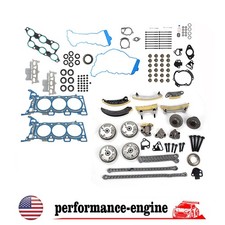 Timing Chain Kit 4VVT Head Gasket Set For Chevrolet GMC CTS SRX 11-15 3.6l