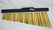 Latin Percussion Single Row 36 Bar Chimes Black & Gold Missing Striker