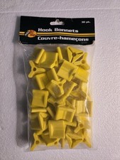 VINTAGE BASS PRO SHOPS HARD PLASTIC LURE TREBLE HOOK BONNETS ( NEW ) 30CT