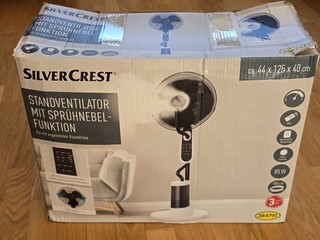 Standventilator Wassersprühfunktion Sprühnebel Ventilator Luftbefeuchter Nebel