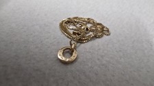 Pandora Signature ID Pendant Necklace Yellow Gold 14ct