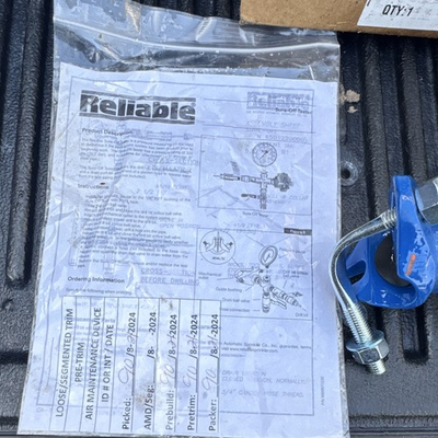 #ad Reliable SURE Sure Off Tester 1quot; Pipe Assembly w Pressure Gauge 6501220000 $1250.00