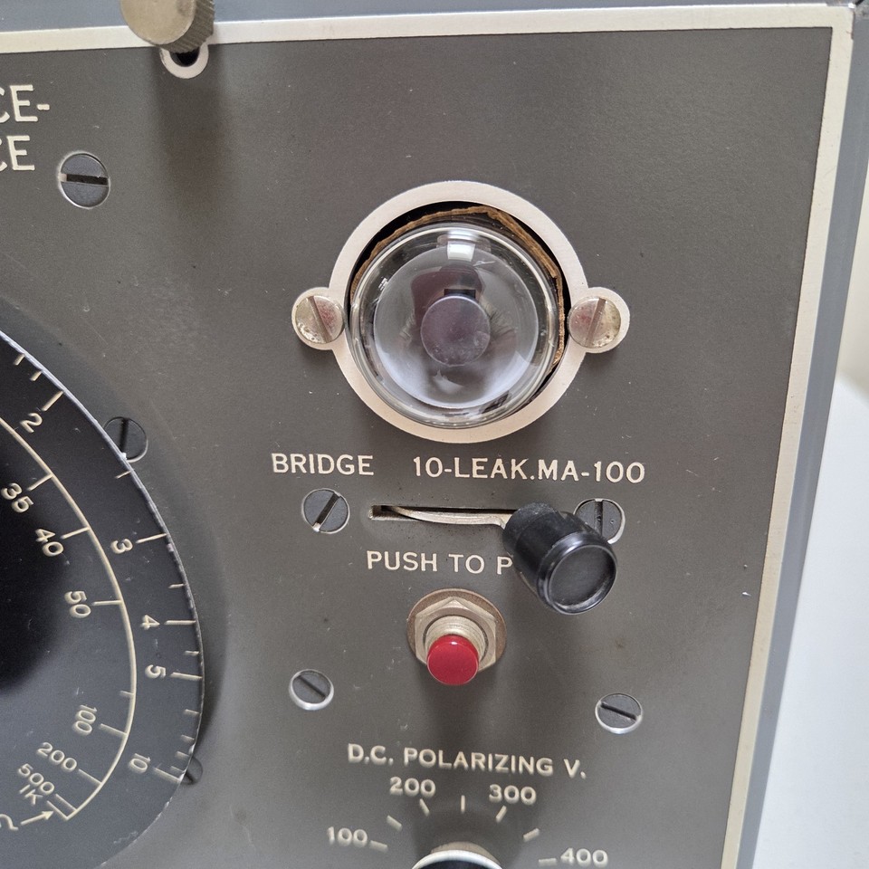 McMurdo Silver Model 904 Capacitance Resistance Bridge Meter (working ...