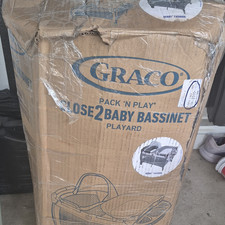 Graco Close2baby Portable Bassinet Playard Gray Rectangle Unisex Model 2110662