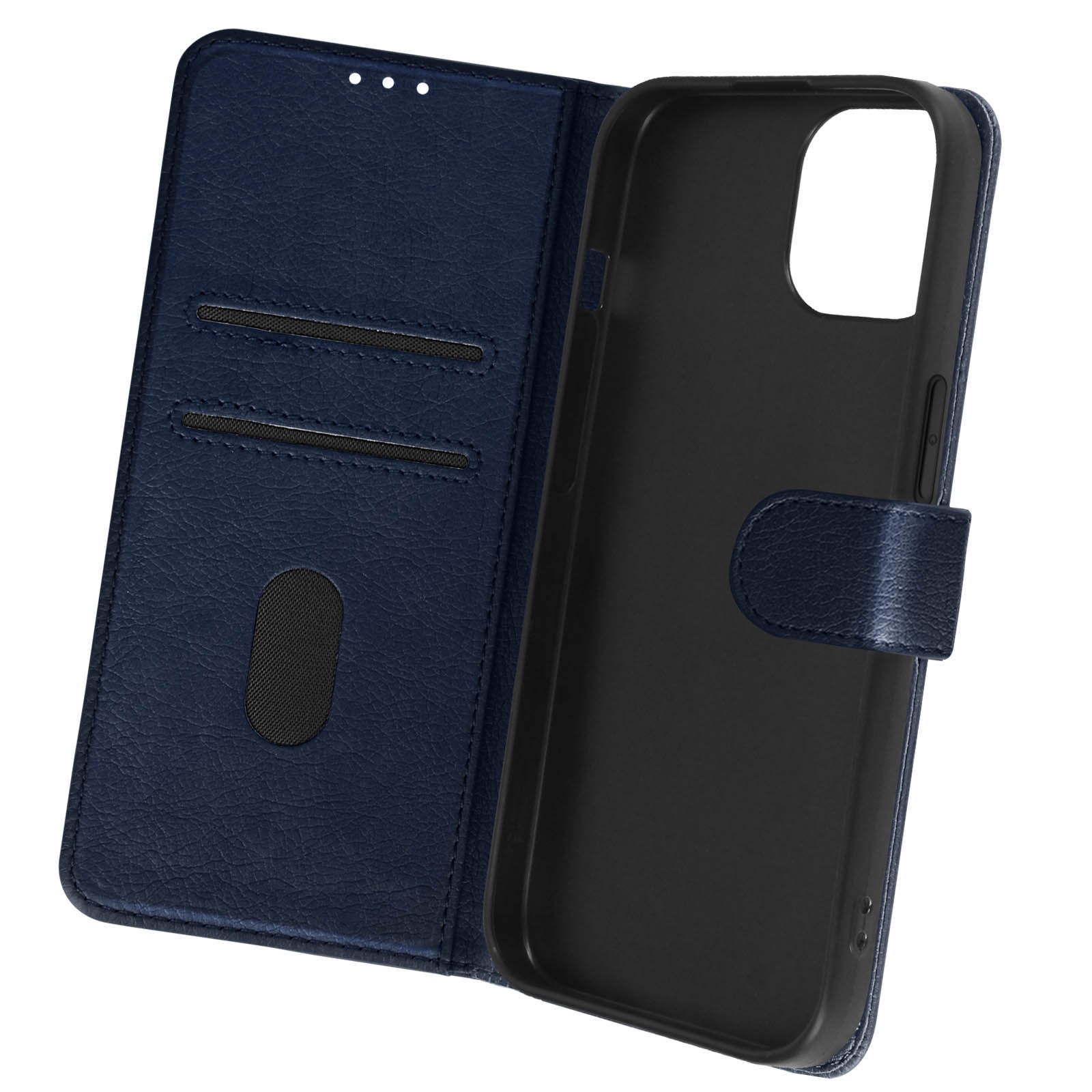 Étui de luxe Chesterfield cuir grainé pour iPhone 15 Pro Max protection premium