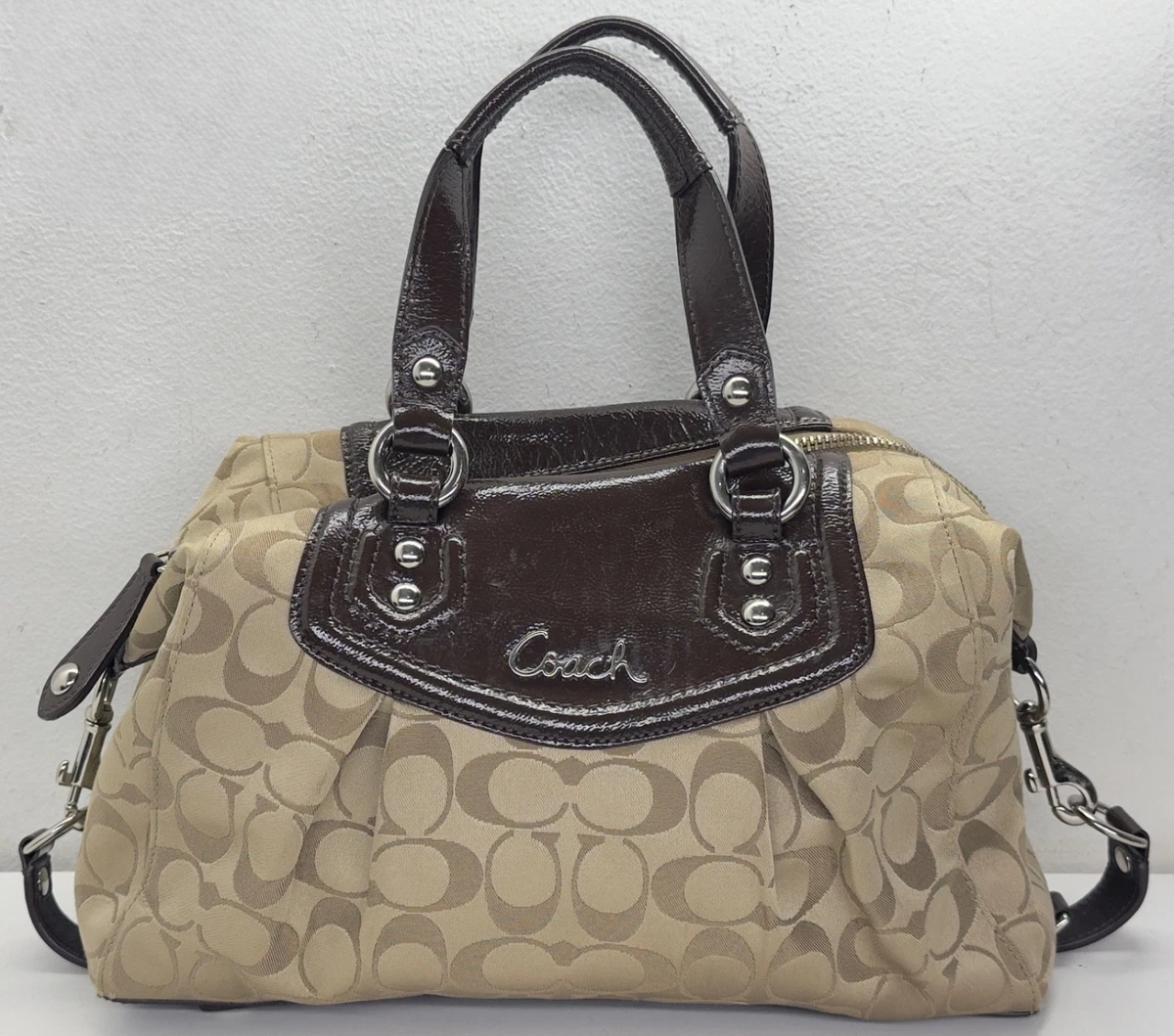 Coach Ashley Satchel/Top Handle Bag Brown Bags & Handbags for