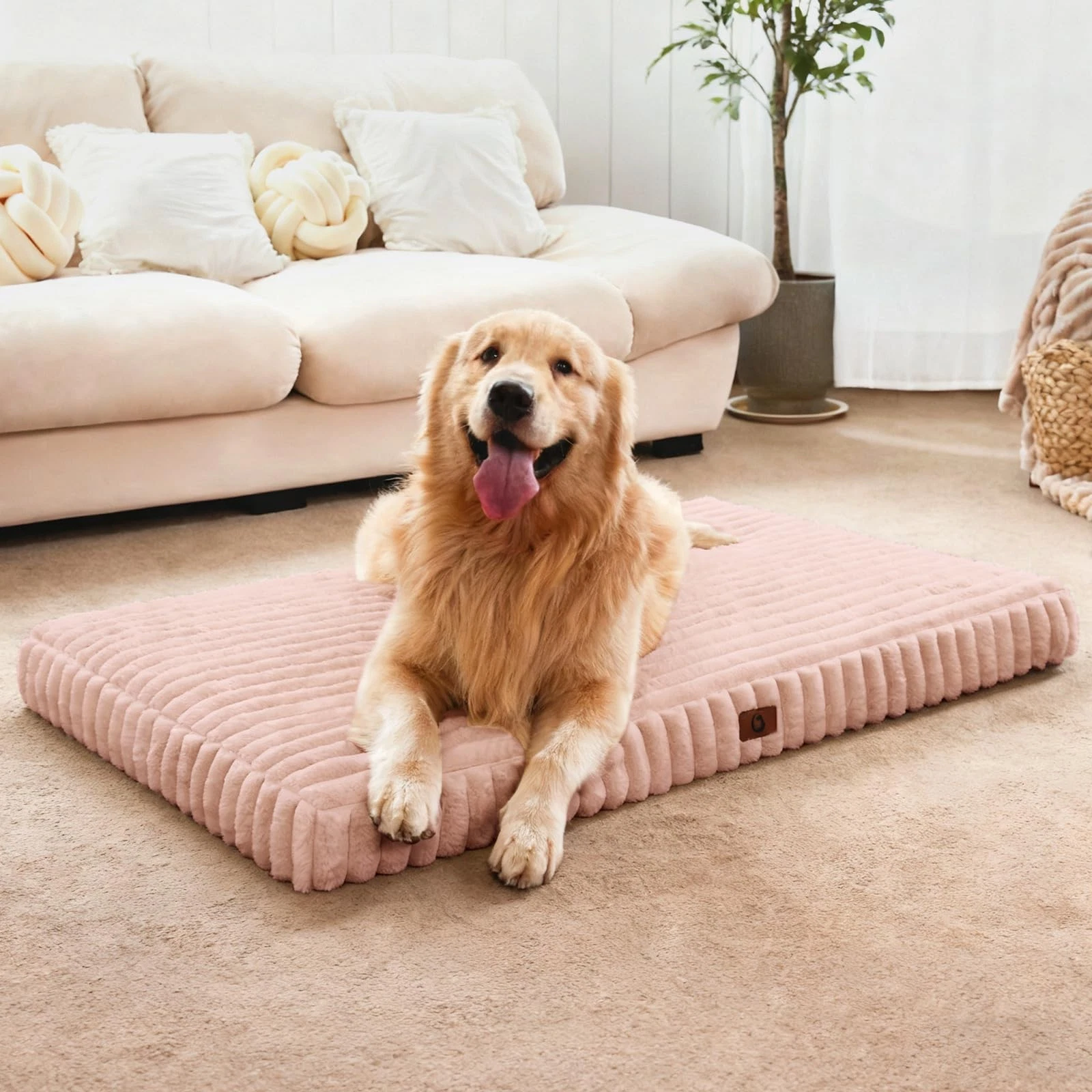 Dog Beds for Large Sized Dog, Orthopedic Pet Bed with Waterproof Lining, Soft...