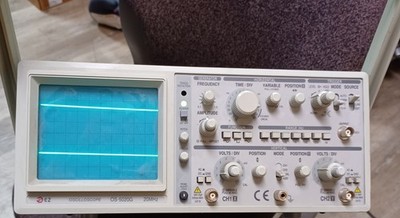 EZ OS-5020G ~ 20MHz 2-Channel Dual Trace Precision Analog Oscilloscope #510Q