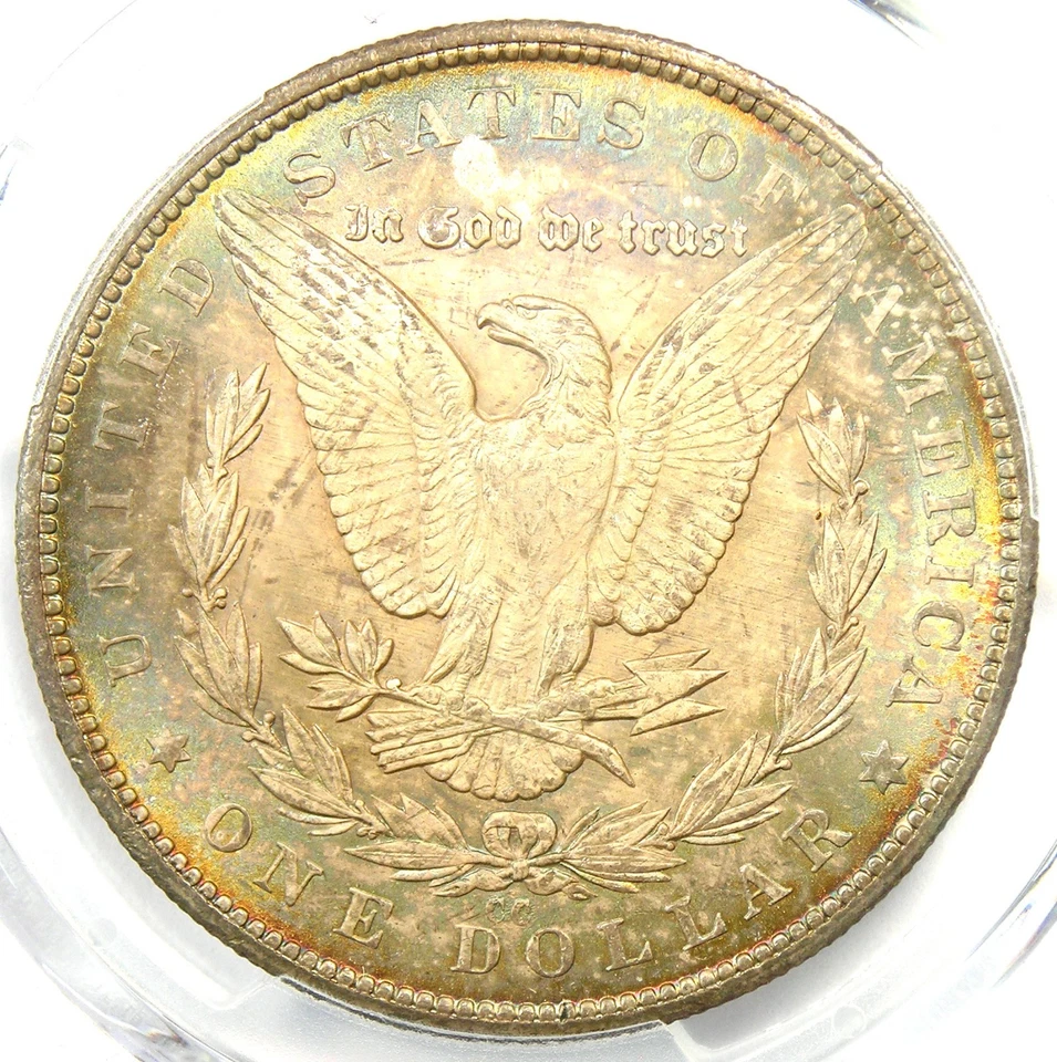1879-CC Morgan Silver Dollar $1 Coin - Certified PCGS MS64 - $16,000 Value! - Image 4 of 4