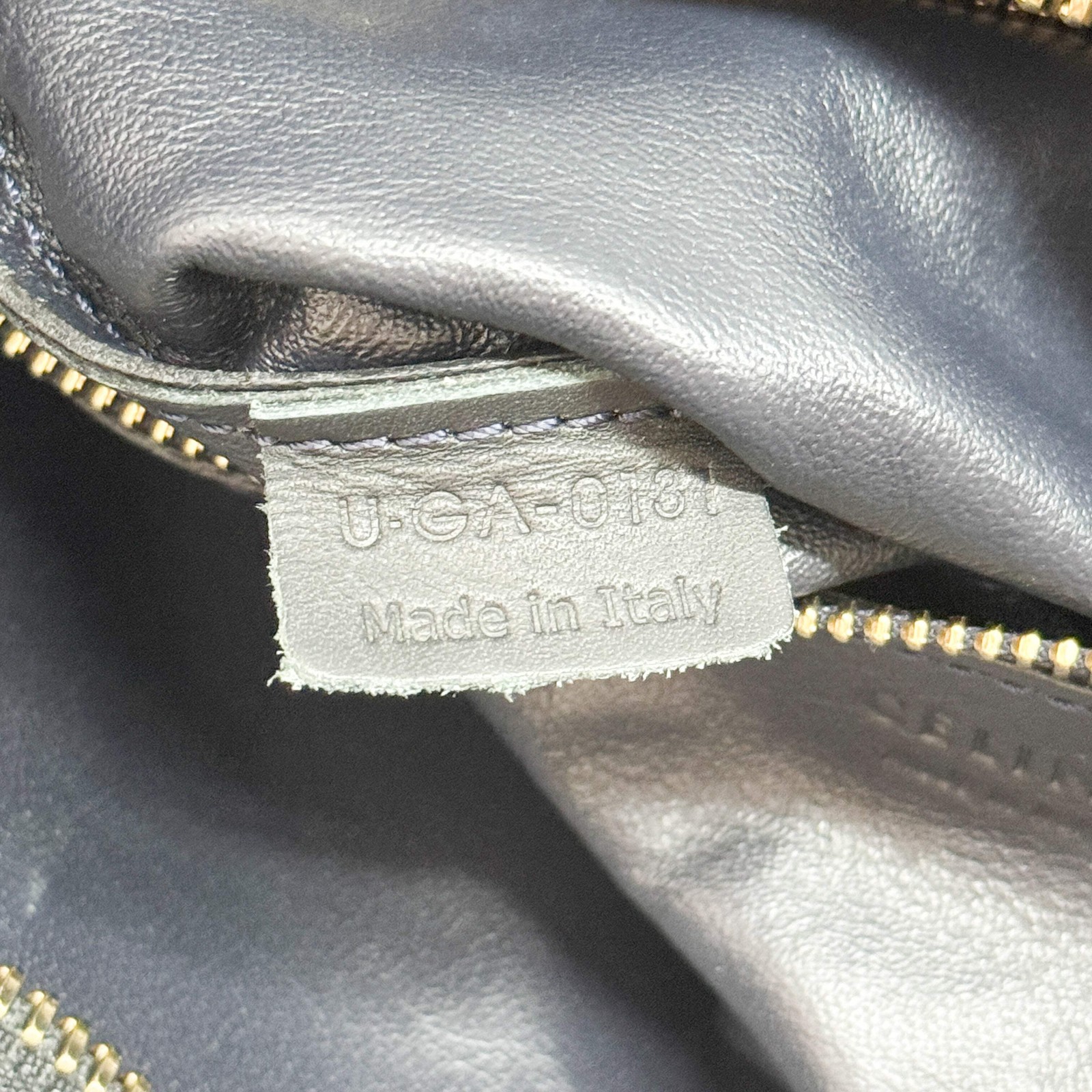 CELINE Luggage Micro Blue Python Embossed Leather… - image 14