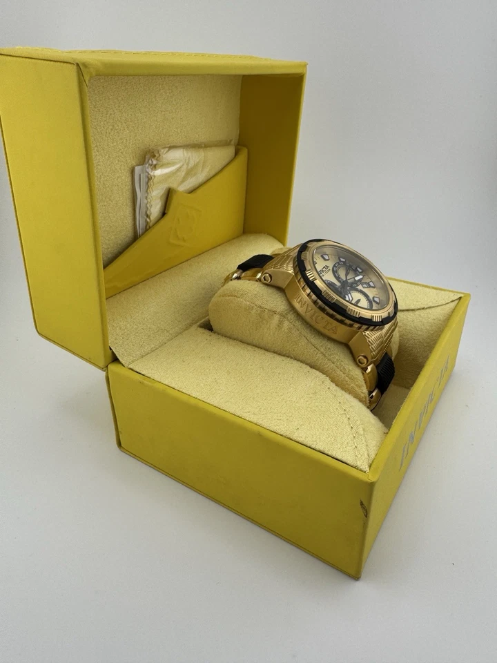 Reloj Invicta Hombre 23978 Especial Cronógrafo Dorado Negro 100M Foto 3 de 4