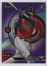2023 Topps Finest Purple Refractor 62/250 Bo Naylor #66 1l2a