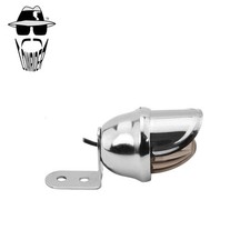 ORIGINAL LOWRIDER Mini Bee Light Chrome Black Lens Bullet Cruiser Bicycle Light.