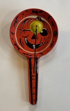 Vintage Kirchhof Halloween Dynia Patelnia Puszka Klapper Wiosło Haisemaker