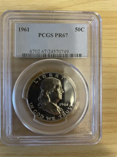 1961 Proof Franklin Half Dollar PCGS PR67
