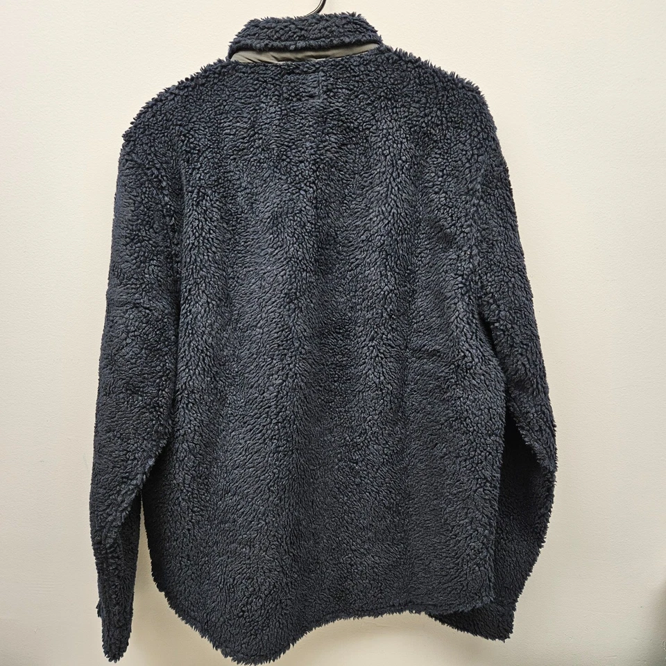 NWT Men's J. Crew Nordic Sherpa Fleece Shirt Jacket / Navy Blue / Multiple Sizes - Image 3 of 4