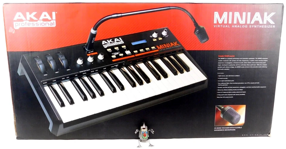 AKAI Miniak Synthesizer Keyboard + Neuwertig + OVP + 1.5Jahre Garantie - Bild 3 von 4