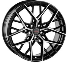 4x Borbet BY 8,0x18 ET40 black polished glossy Alufelge